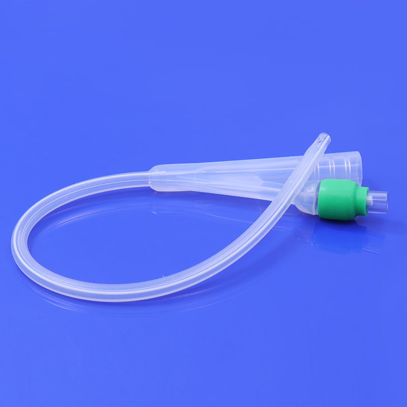 100% Silicone 2-Way Foley Balloon Catheter， 6Fr - 26Fr